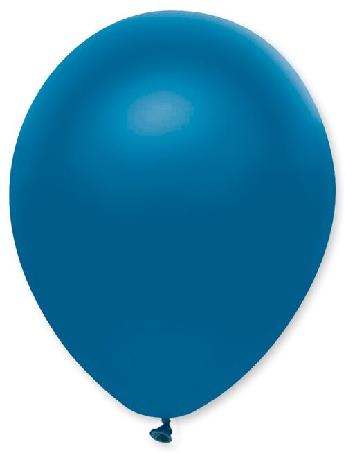 Blue Pearlescent Solid Colour Latex Balloons