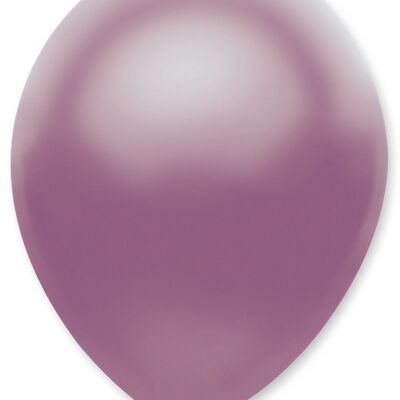 Ballons en latex de couleur unie nacré lilas