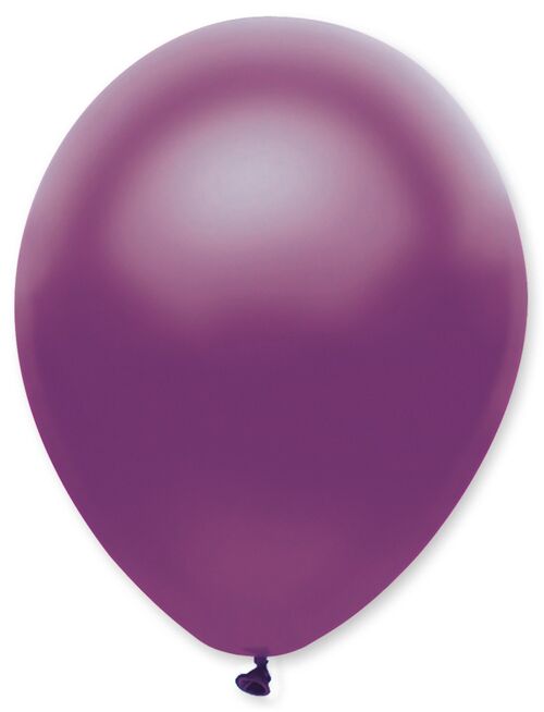 Violet Pearlescent Solid Colour Latex Balloons