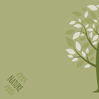 Serviette Green Nature arbre en olivier de Linclass® Airlaid 40 x 40 cm, 12 pièces 1