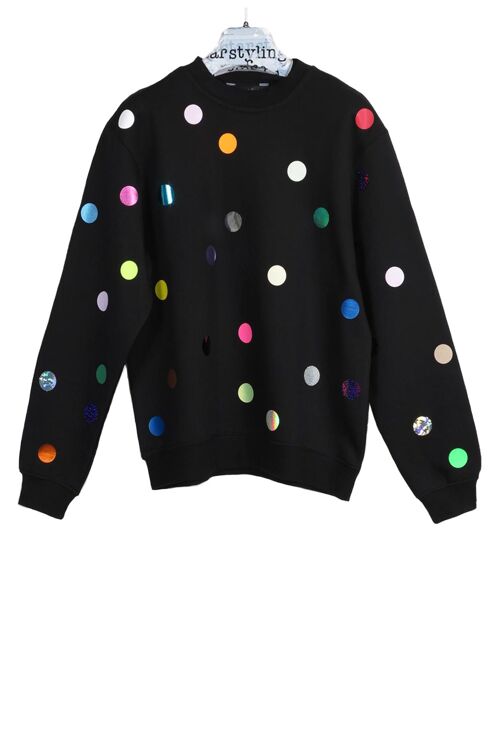 POINTS SWEATER black/multicolor