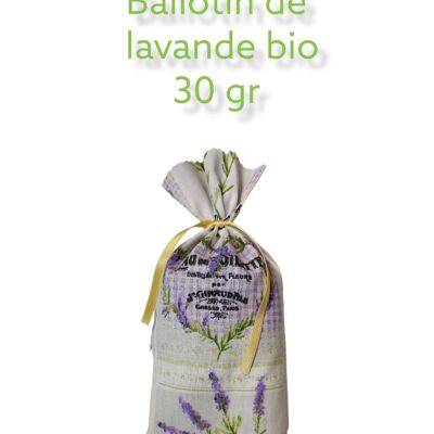 Ballotin of organic lavender 30 gr