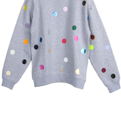 POINTS SWEATER sports gray / multicolor