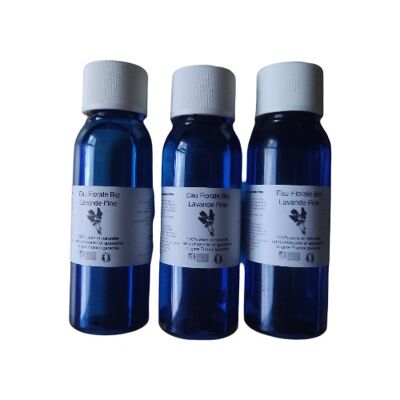 Set of 3 - Organic fine lavender floral water