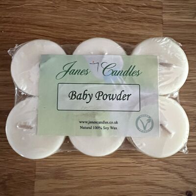 Soy Wax Tealights Baby powder