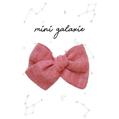 Fermaglio a fiocco super maxi - Lino in cotone Grenadine