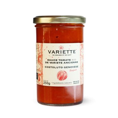 Sauce tomate de variété ancienne COSTOLUTO GENOVESE ROUGE - BIO