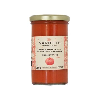 Salsa de tomate variedad antigua BRANDYWINE ROUGE - ECOLÓGICA