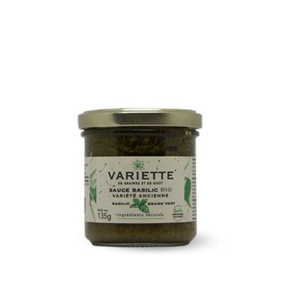 Sauce basilic façon pesto - Basilic Grand vert - BIO