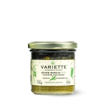Sauce basilic façon pesto - Basilic Citronnelle - BIO