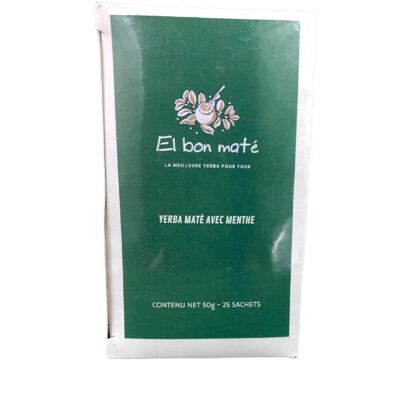 Sachet of mate (25 UNITS)-Mint