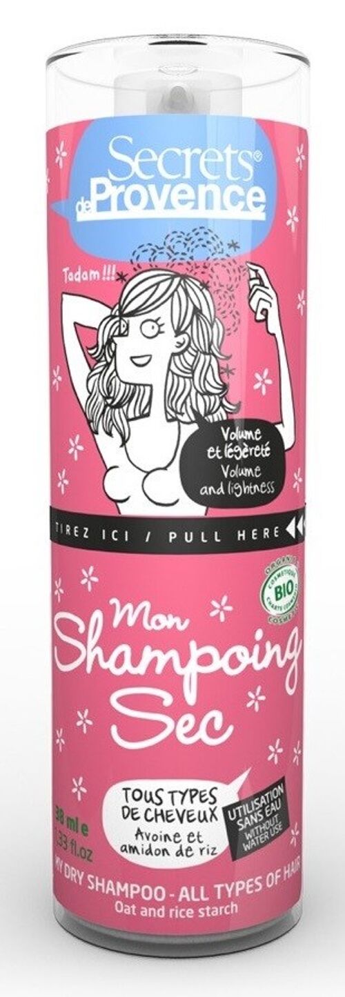 Secrets de provence bio shampoing sec tous cheveux