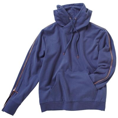 Falka Zip Sleeve Hoody - Ink