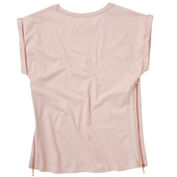 T-shirt Ulla Side Zip - Blush 2