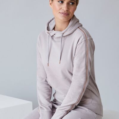 Falka Zip Sleeve Hoody - Clay