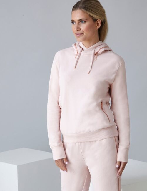 Cilje Zip Around Hoody - Blush