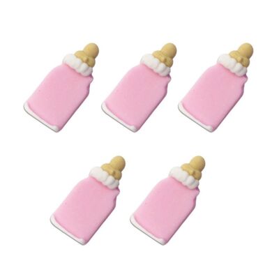 Babys Flasche Sugarcraft Toppers Pink