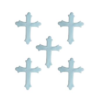 Toppers Sugarcraft Croix Bleu