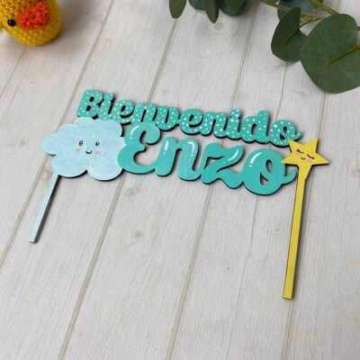 Cake Topper Bautizo