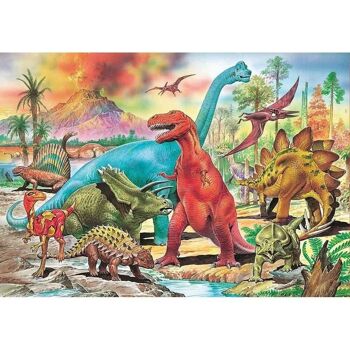 Puzzle Educa 100 pièces Dinosaures 2