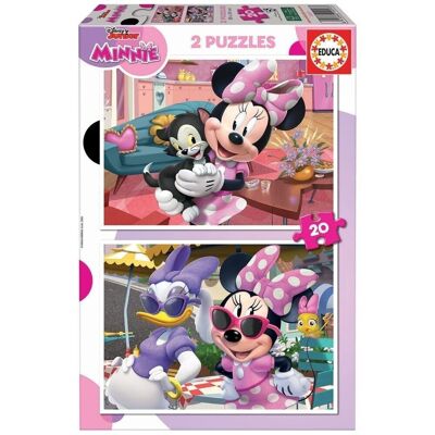 Minnie Puzzle doble 2x20