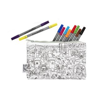 Color In Fairytale Trousse à crayons Cadeau durable pour enfants 2