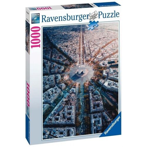 Puzzle 1000 piezas Paris desde el aire