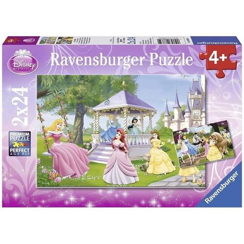 Princesas Disney Puzzle doble 2x24piezas