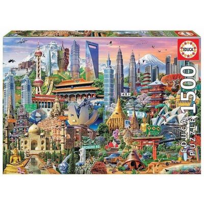 Puzzle Educa 1500 piezas Símbolos Asia