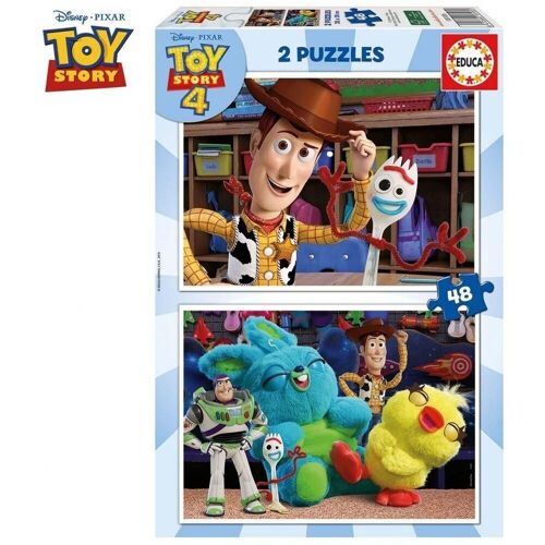 Toy Story Puzzle doble 2x48