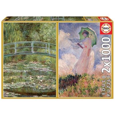 Puzzle Educa 2x1000 Monet