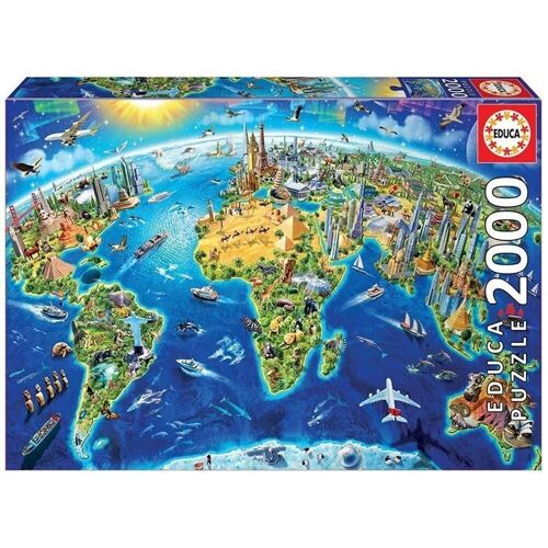 Puzzle Educa 2000 piezas Símbolos mundo