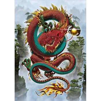 Puzzle Educa 500 pièces Dragon de la fortune 2