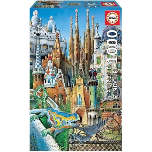 Puzzle Educa 1000 piezas Collage Gaudí