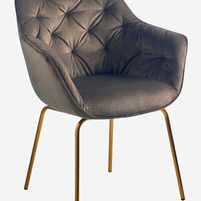 Hedy lamarr champagne armchair