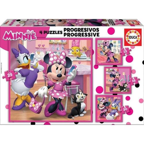 Minnie Puzzle progresivo 12-16-20-25piezas