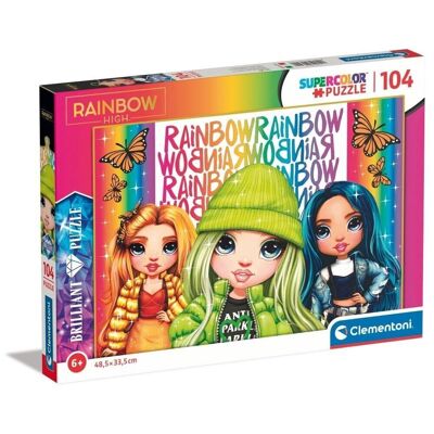 Puzzle 104 piezas Rainbow High