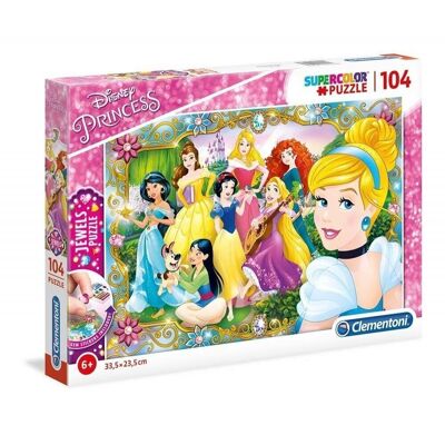 Princesas Disney Puzzle Joyas 104 piezas