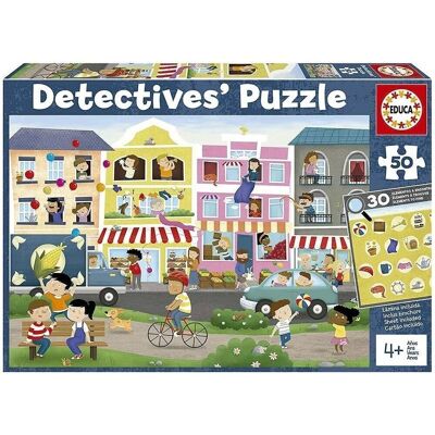 Puzzle Detectives Ciudad 50 piezas