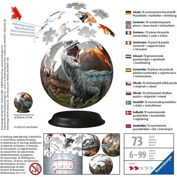 Monde Jurassique Puzzle 3D 2