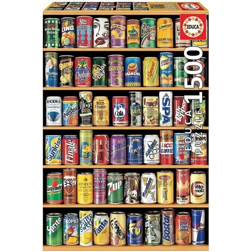 Puzzle Educa 1500 piezas Latas