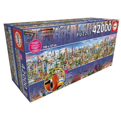 Puzzle Educa 42000 piezas Vuelta al mundo