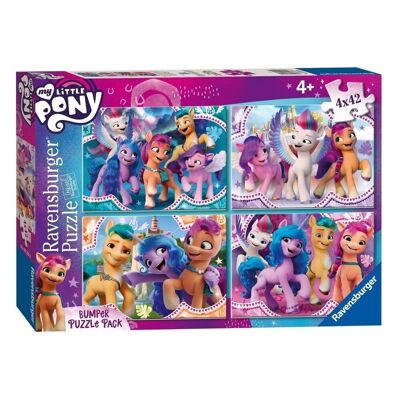My little Pony 4 Puzzles 42 piezas