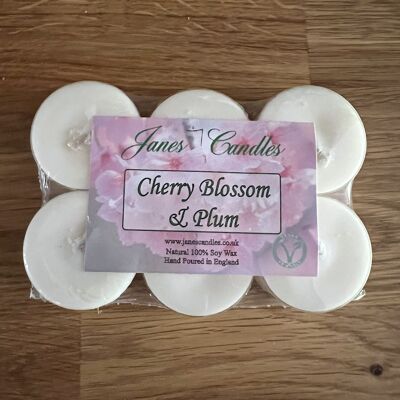 Soy Wax Tealights Cherry Blossom & Plum