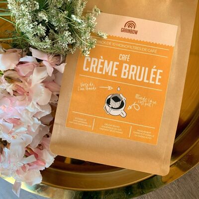 Crème Brulée flavored coffee - 10 monofilters