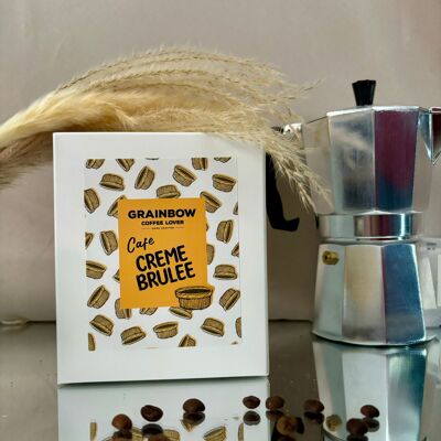 Kaffee mit Crème Brulée-Geschmack – Box mit 10 Einzelfiltern