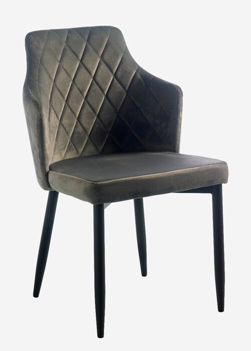 Lauren bacall gray chair