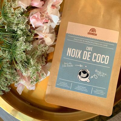 Café aromatisé Noix de Coco - 10 monofiltres