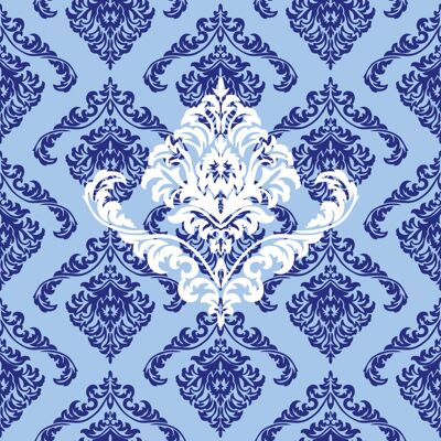 Napkin Giorgio in blue from Linclass® Airlaid 40 x 40 cm, 12 pieces