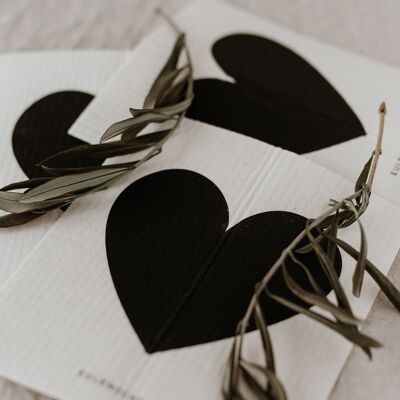 Panni in spugna a forma di cuore in un set da 3 (VE = 10 pezzi)